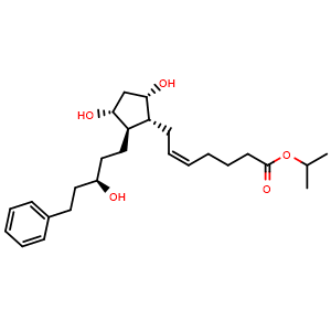 Chemical structure of Latanoprost , CAS 130209-82-4, AChemBlock Y227545