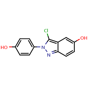 Chemical structure of Indazole-Cl , CAS 848142-62-1, AChemBlock Y227558