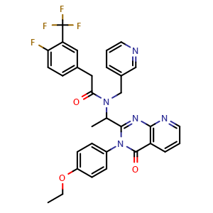 Chemical structure of rac-NBI-74330 , CAS 473722-68-8, AChemBlock Y227579