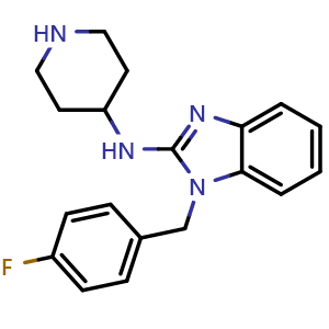 Chemical structure of Tecastemizole , CAS 75970-99-9, AChemBlock Y227586