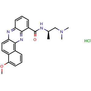 Chemical structure of XR-11576 hydrochloride , AChemBlock Y227591