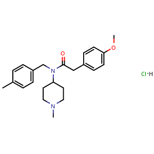 Chemical structure of AC-90179 hydrochloride , CAS 359878-19-6, AChemBlock Y227602