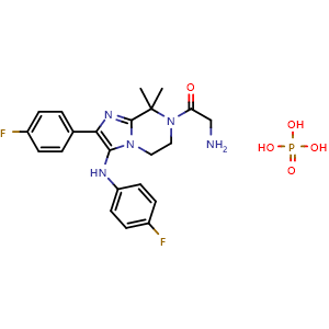 Chemical structure of Ganaplacide phosphate , AChemBlock Y227666