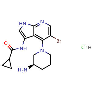Chemical structure of GDC0575 monohydrochloride , CAS 1196504-54-7, AChemBlock Y227667
