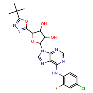 Chemical structure of GW-493838 , CAS 253124-46-8, AChemBlock Y227679