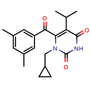 Chemical structure of IQP-0528 , CAS 301297-45-0, AChemBlock Y227689