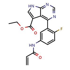 Chemical structure of JAK3i , CAS 1918238-72-8, AChemBlock Y227693