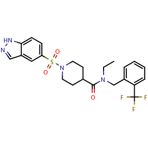 Chemical structure of ML380 , CAS 1627138-52-6, AChemBlock Y227724
