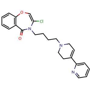 Chemical structure of Piclozotan (anhydrous) , CAS 182415-09-4, AChemBlock Y227745