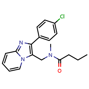 Chemical structure of Saripidem , CAS 103844-86-6, AChemBlock Y227759