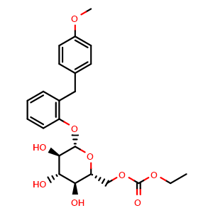 Chemical structure of Sergliflozin etabonate , CAS 408504-26-7, AChemBlock Y227764