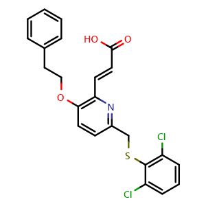 Chemical structure of Ticolubant , CAS 154413-61-3, AChemBlock Y227778