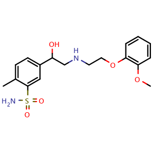 Chemical structure of Amosulalol , CAS 85320-68-9, AChemBlock Y227800