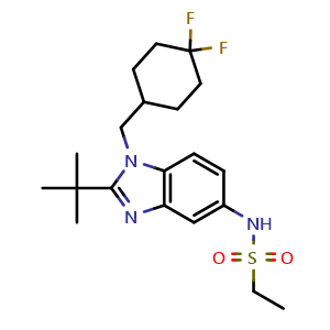 Chemical structure of AZD1940 , CAS 881413-29-2, AChemBlock Y227804
