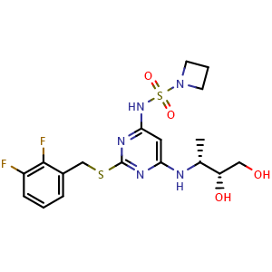 Chemical structure of SRT3109 , CAS 1204707-71-0, AChemBlock Y227809