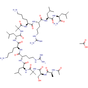 Chemical structure of COG-1410 acetate , AChemBlock Y227827