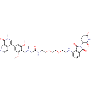 Chemical structure of dBRD9 , CAS 2170679-45-3, AChemBlock Y227834