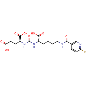 Chemical structure of Piflufolastat , CAS 1423758-00-2, AChemBlock Y227835