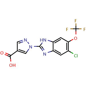 Chemical structure of JNJ-42041935 , CAS 1193383-09-3, AChemBlock Y227854