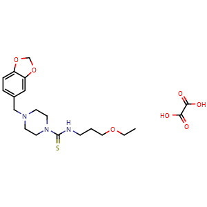 Chemical structure of GJ071 oxalate , CAS 1216676-34-4, AChemBlock Y227860