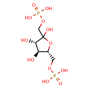 Chemical structure of Fosfructose , CAS 488-69-7, AChemBlock Y227877