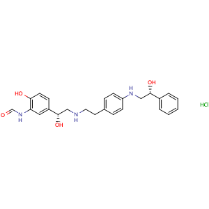 Chemical structure of Milveterol hydrochloride , CAS 804518-03-4, AChemBlock Y227897
