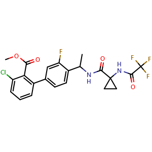 Chemical structure of MK-0686 , CAS 1159193-97-1, AChemBlock Y227898