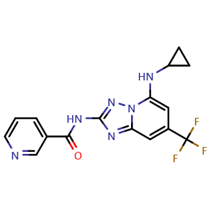 Chemical structure of MSC 2032964A , CAS 1124381-43-6, AChemBlock Y227904