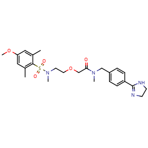 Chemical structure of Safotibant , CAS 633698-99-4, AChemBlock Y227933