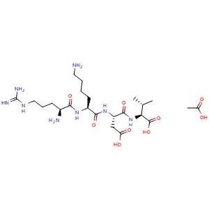 Chemical structure of Thymocartin Acetate , CAS 85503-03-3, AChemBlock Y227952