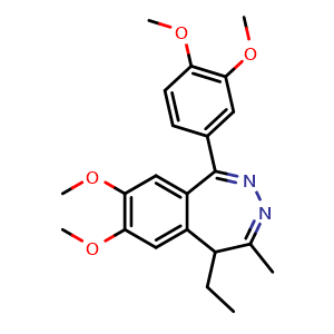 Chemical structure of Tofisopam , CAS 22345-47-7, AChemBlock Y227954