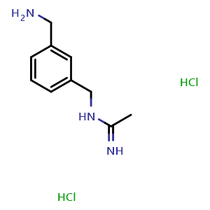 Chemical structure of 1400W dihydrochloride , CAS 214358-33-5, AChemBlock Y227956