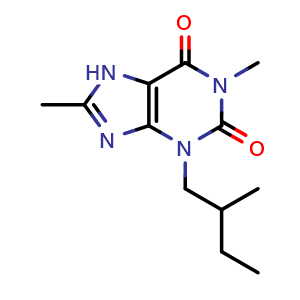 Chemical structure of Verofylline , CAS 66172-75-6, AChemBlock Y227963