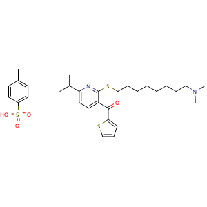 Chemical structure of Y-29794 Tosylate , CAS 143984-17-2, AChemBlock Y227968