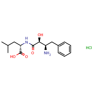 Chemical structure of Bestatin hydrochloride , CAS 65391-42-6, AChemBlock Y227970