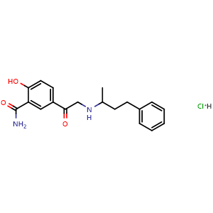 Chemical structure of Labetalone hydrochloride , CAS 96441-14-4, AChemBlock Y227971