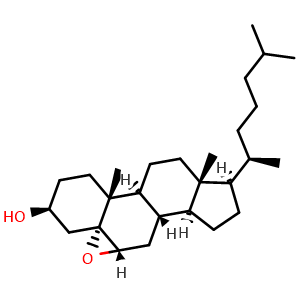 Chemical structure of Cholesterol-5 , CAS 1250-95-9, AChemBlock Y228000