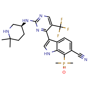 Chemical structure of SY-5609 , CAS 2417302-07-7, AChemBlock Y228002