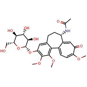 Chemical structure of Colchicoside , CAS 477-29-2, AChemBlock Y228004