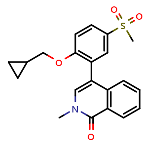 Chemical structure of Trotabresib , CAS 1706738-98-8, AChemBlock Y228010