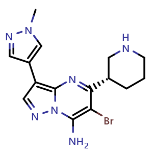 Chemical structure of SCH900776 (S-isomer) , CAS 891494-64-7, AChemBlock Y228037