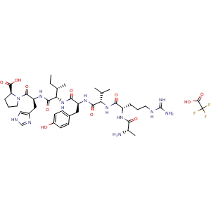 Chemical structure of Alamandine TFA , AChemBlock Y228051