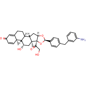 Chemical structure of Glucocorticoid receptor agonist-1 , CAS 2166375-82-0, AChemBlock Y228070