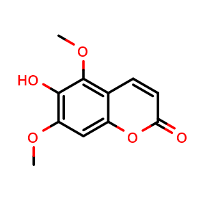 Chemical structure of Fraxinol , CAS 486-28-2, AChemBlock Y228076
