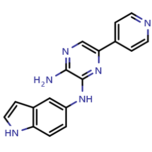 Chemical structure of AKN-028 , CAS 1175017-90-9, AChemBlock Y228089