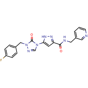 Chemical structure of SCD1 inhibitor-3 , CAS 1282606-48-7, AChemBlock Y228096