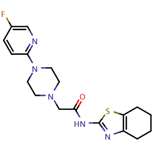 Chemical structure of FATP1-IN-1 , CAS 1431945-95-7, AChemBlock Y228111