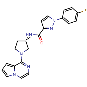 Chemical structure of CXCR7 antagonist-1 , CAS 1613021-99-0, AChemBlock Y228116