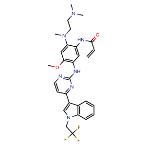 Chemical structure of Befotertinib , CAS 1835667-63-4, AChemBlock Y228123