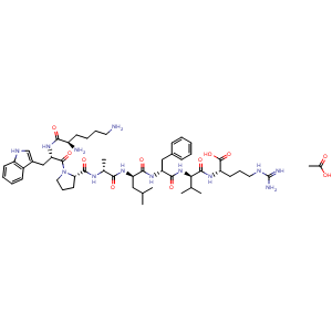 Chemical structure of P8RI acetate , AChemBlock Y228136